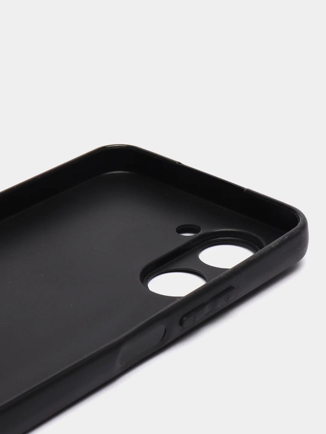 Черный чехол Realme C30, C33, C35, 10 4G, 9i силиконовый с защитой камеры (Реалми С33)