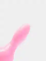 Розовый силиконовая анальная пробка