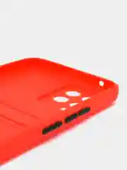 Красный чехол для Realme 8 4G, 8 Pro (Реалми 8 Про), с карманом для карт
