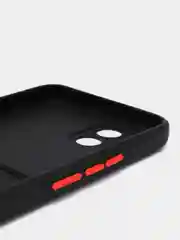 Черный силиконовый чехол для Infinix Smart 6 HD (Смарт 6 Хд), с карманом для карт