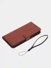 Багровый чехол-книжка с магнитной застежкой для Realme C30 4G / C30S / Realme 50i PRIME / С30