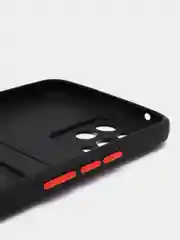 Черный чехол для Realme 8 4G, 8 Pro (Реалми 8 Про), с карманом для карт