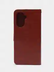 Багровый чехол-книжка с магнитной застежкой для Huawei nova Y71 / Y70 / Y70 Plus (Нова у70 Плюс)