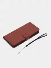 Багровый чехол-книжка с магнитной застежкой для Huawei nova Y71 / Y70 / Y70 Plus (Нова у70 Плюс)