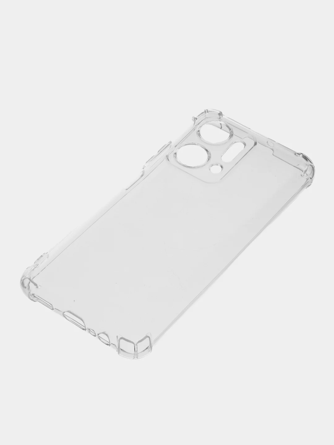 Прозрачный чехол для Honor X7a / X7a Plus (Хонор Х7А Плюс), прозрачный черный противоударный