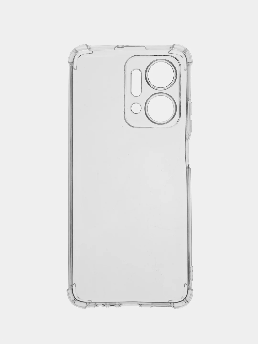 Прозрачный чехол для Honor X7a / X7a Plus (Хонор Х7А Плюс), прозрачный черный противоударный