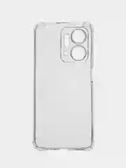 Прозрачный чехол для Honor X7a / X7a Plus (Хонор Х7А Плюс), прозрачный черный противоударный