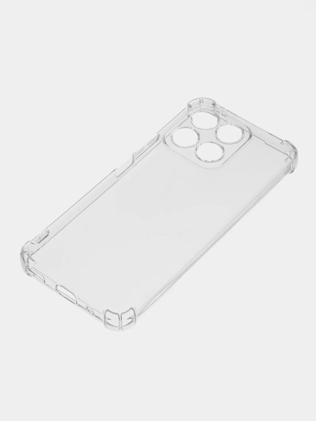 Оранжевый чехол для Honor X8a (Хонор Х8а), прозрачный