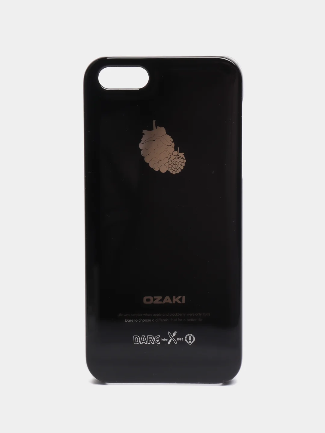 Черный пластиковый чехол для iPhone 5/5S/SE