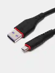 USB кабель 6A, 1 m, OD 5,0, Lightning/Micro USB/Lightning