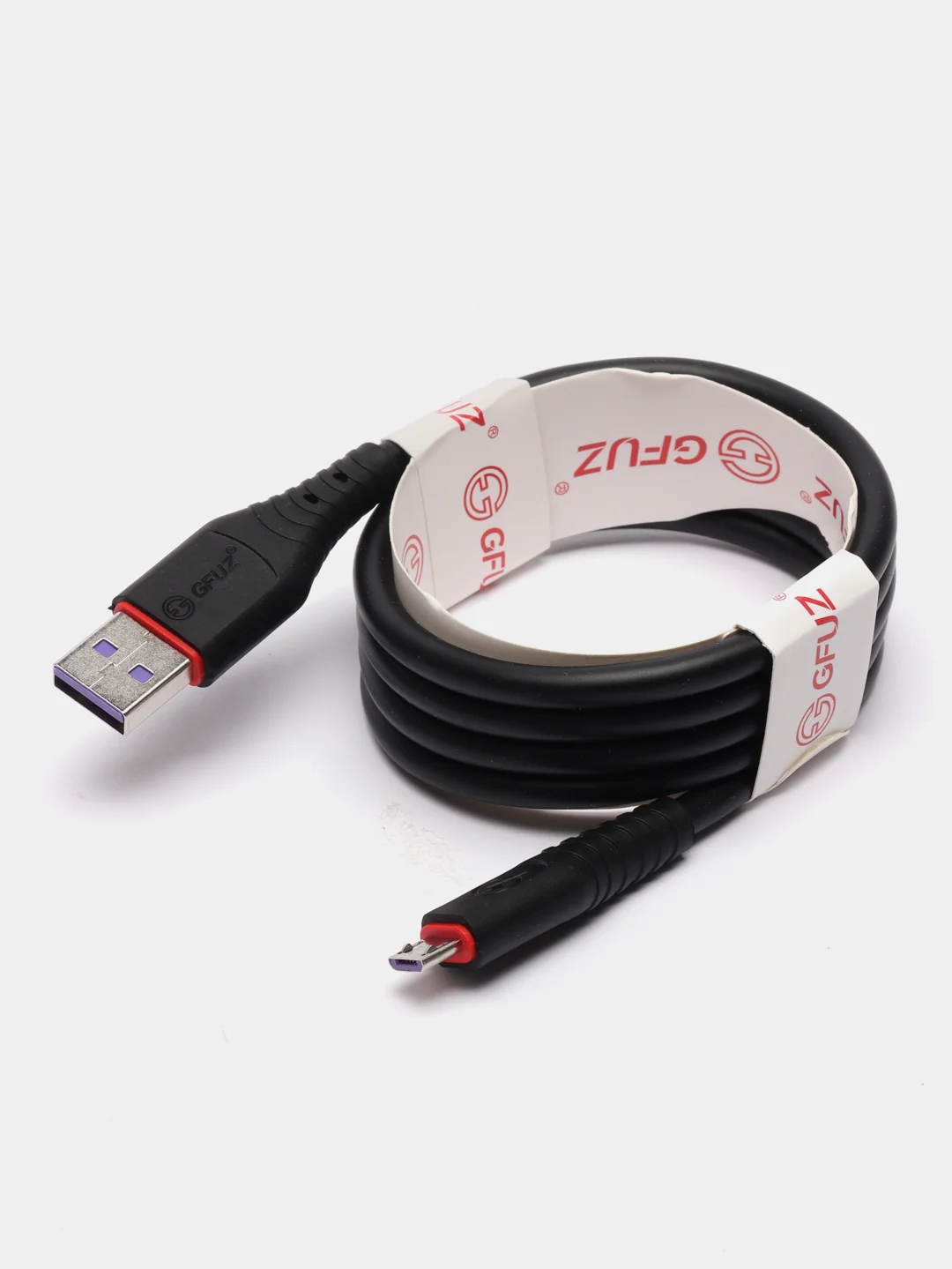 USB кабель 6A, 1 m, OD 5,0, Lightning/Micro USB/Lightning