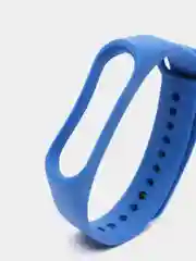 Лазурный силиконовый ремешок Xiaomi Mi Band 3, Mi Band 4 (Сяоми Ми Бэнд 3, Ми Бэнд 4)