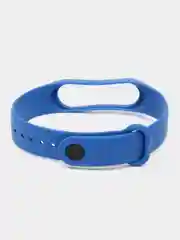 Лазурный силиконовый ремешок Xiaomi Mi Band 3, Mi Band 4 (Сяоми Ми Бэнд 3, Ми Бэнд 4)