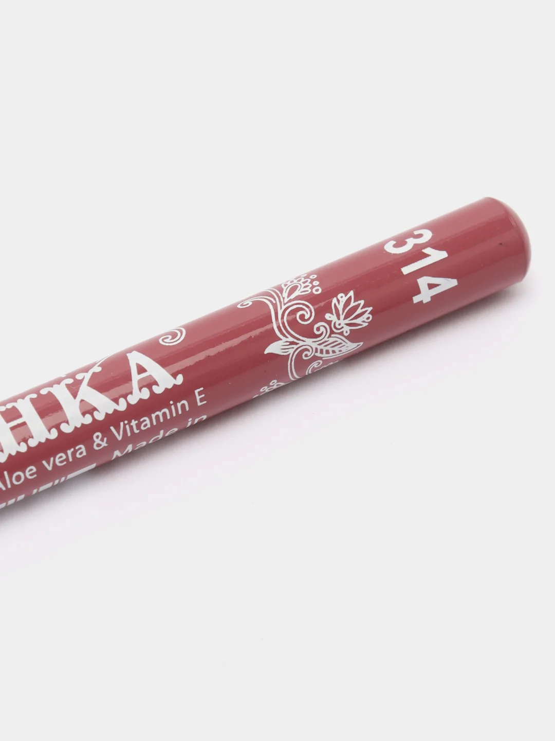 Коралловый меланж карандаш для губ "Ресничка"