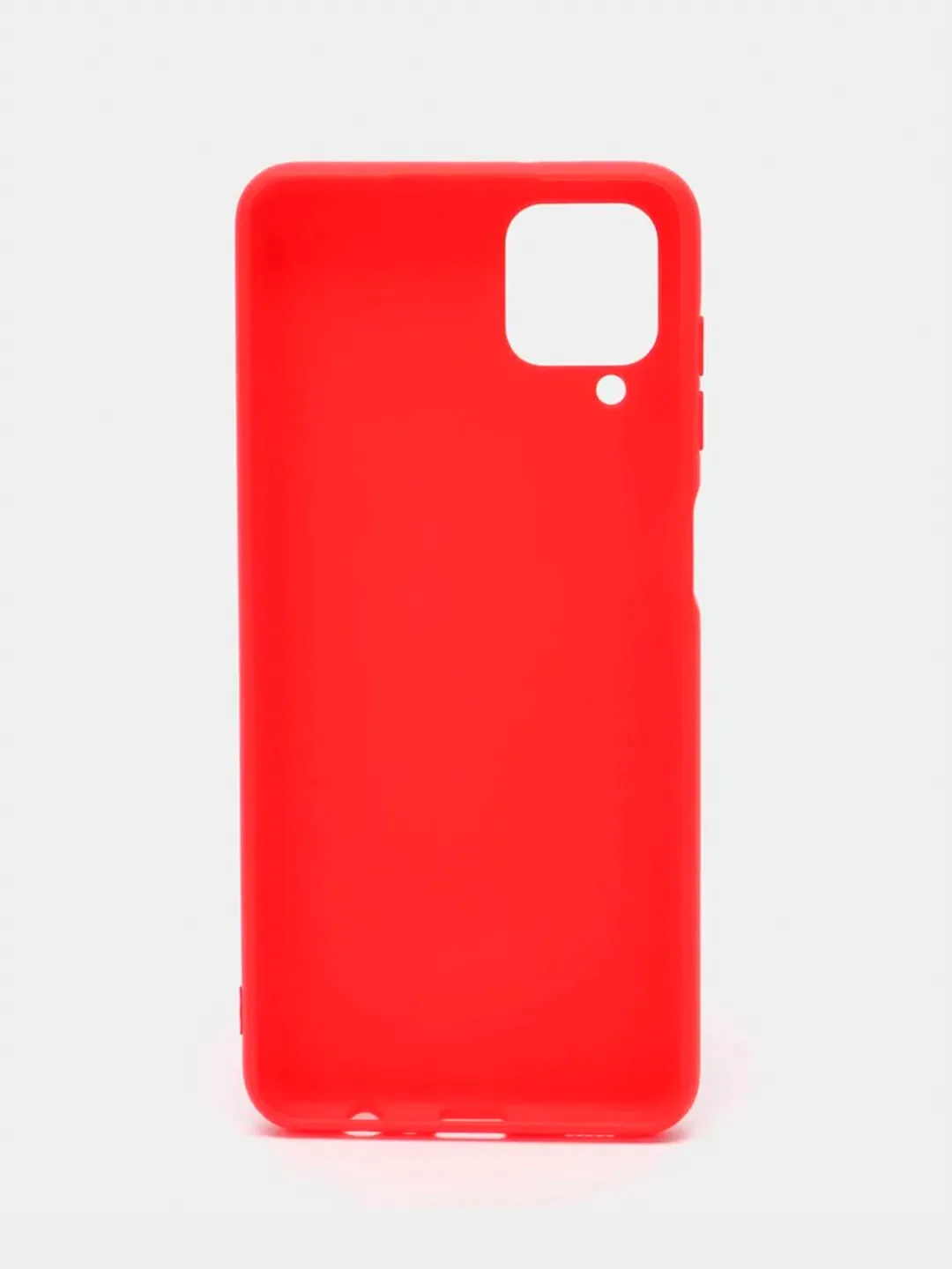 Красный однотонный силиконовый чехол Samsung A22 A31 A70 A10 A30 A41 M62 S9+ S10 S20 Ultra