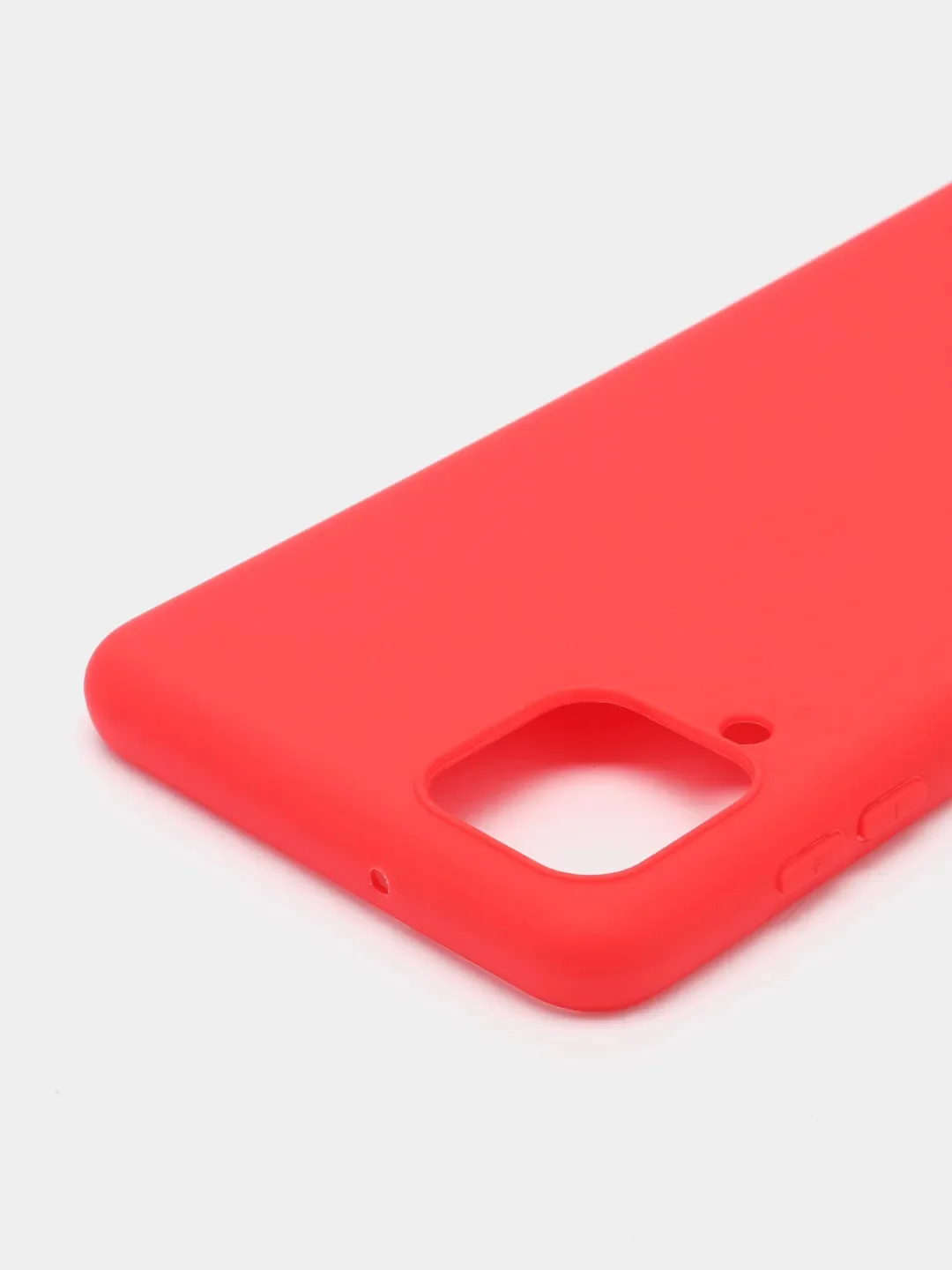 Красный однотонный силиконовый чехол Samsung A22 A31 A70 A10 A30 A41 M62 S9+ S10 S20 Ultra