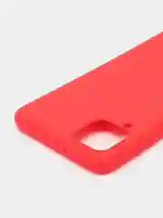 Красный однотонный силиконовый чехол Samsung A22 A31 A70 A10 A30 A41 M62 S9+ S10 S20 Ultra