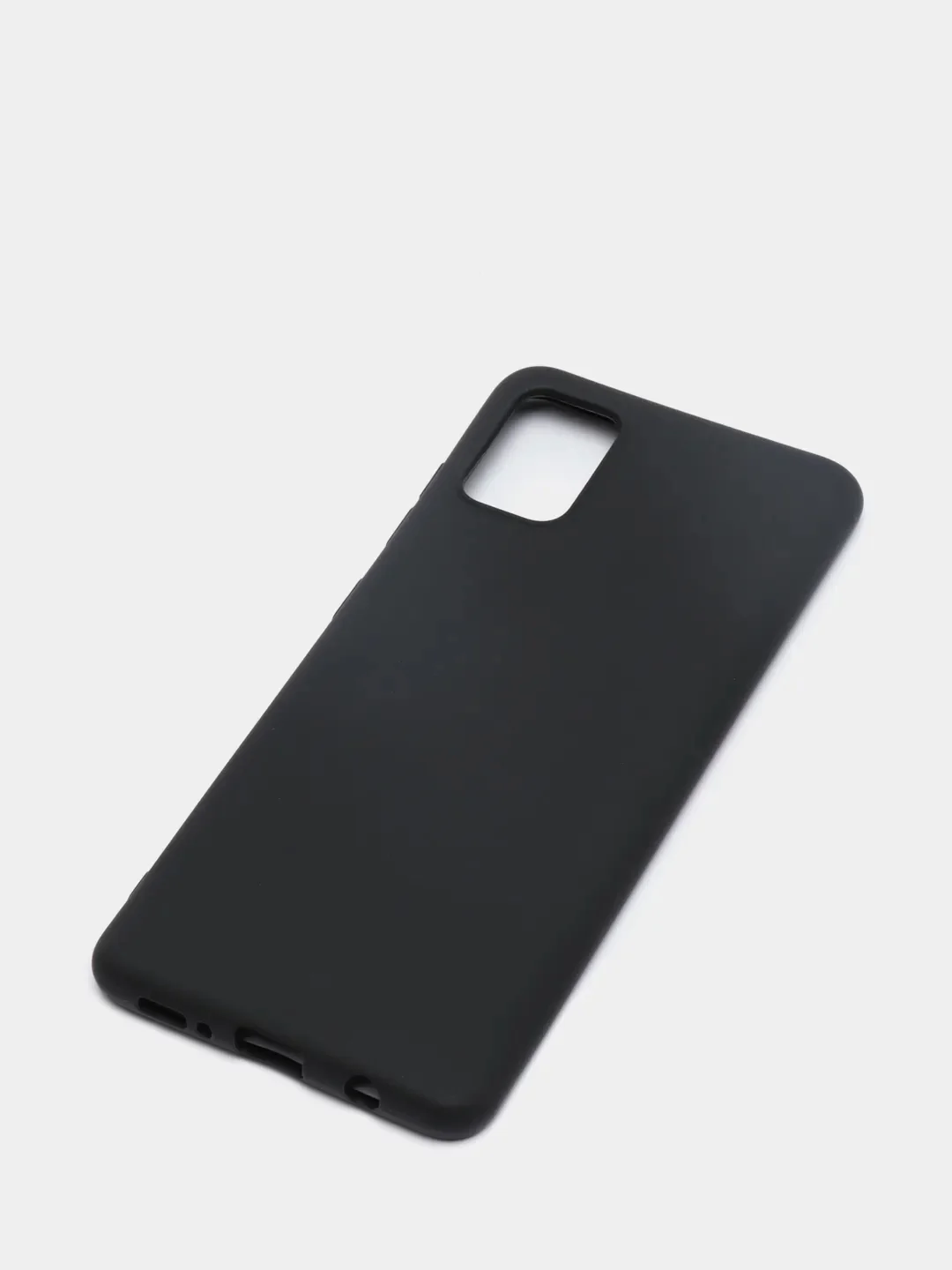 Черный однотонный силиконовый чехол Samsung A22 A31 A70 A10 A30 A41 M62 S9+ S10 S20 Ultra
