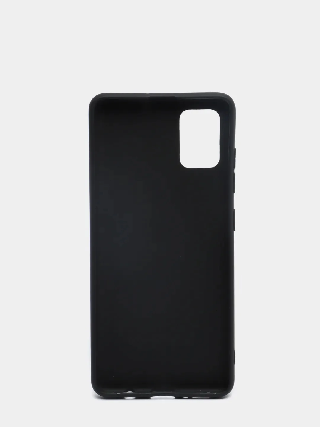 Черный однотонный силиконовый чехол Samsung A22 A31 A70 A10 A30 A41 M62 S9+ S10 S20 Ultra