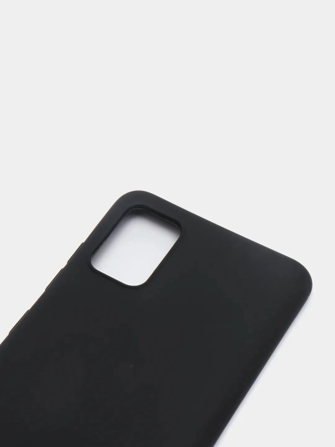 Черный однотонный силиконовый чехол Samsung A22 A31 A70 A10 A30 A41 M62 S9+ S10 S20 Ultra