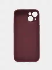 Фуксия чехол для iPhone (Айфон) 14, Pro, Plus, со стеклянной панелью