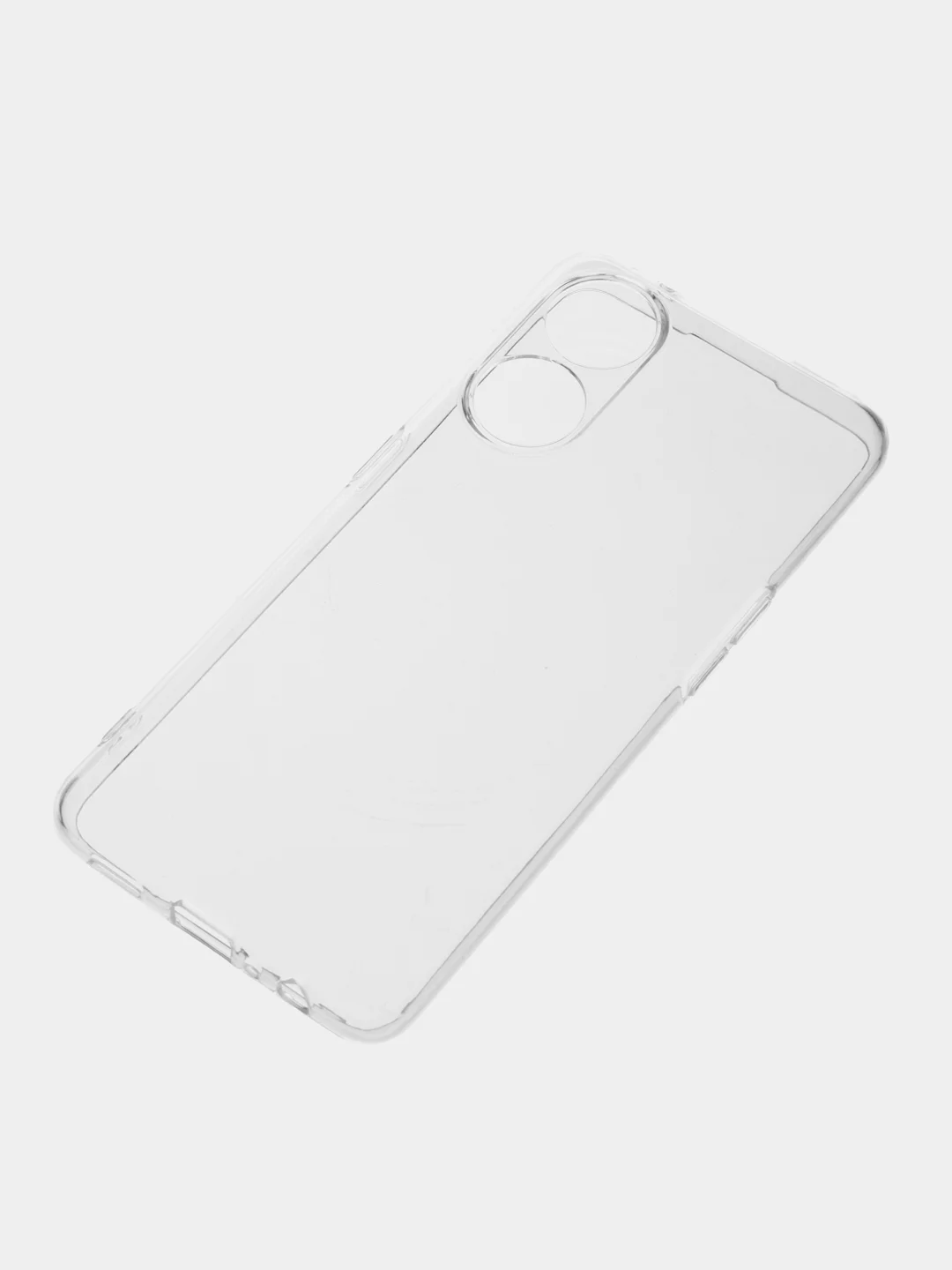 Прозрачный чехол Oppo Reno 8T 4G (Оппо Рено 8Т 4Г), прозрачный, силиконовый, с защитой камеры