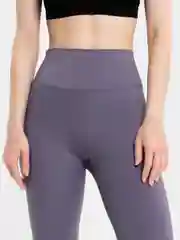 Сиреневый легинсы спортивные, женские