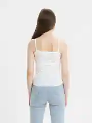 Белый майка женская