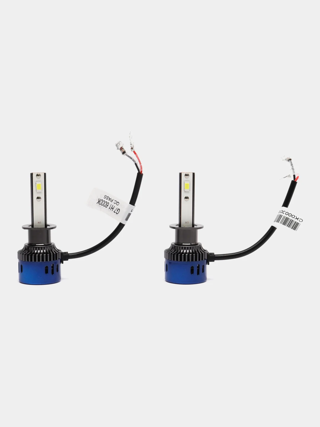 Светодиодная автомобильная LED лампа H1, H4, H7, H11, 9005, 9006, чип CSP 3570, 2 штуки