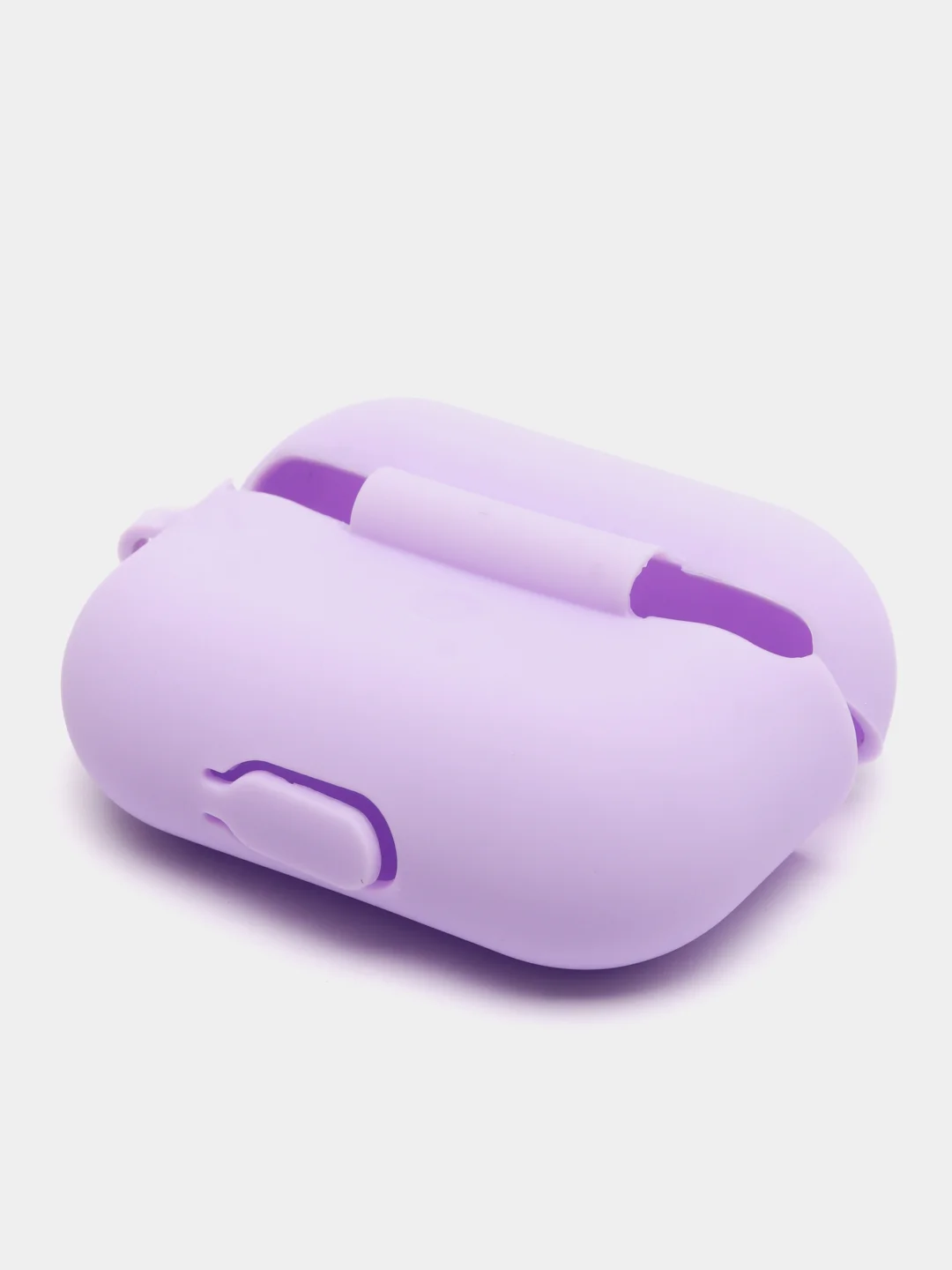 Лавандовый силиконовый чехол для наушников Apple Airpods Pro