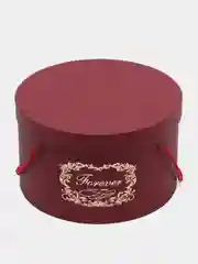 Набор коробок 3 в 1, бордовый, 25 х 25 х 15 - 19 х 19 х 13 см