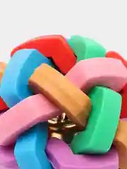 Игрушка для собак и кошек, молекула с бубенчиком, 6 см и конструктор, 7,5 см