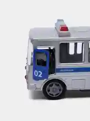 Машина Технопарк "ПАЗ 3205", 14 см, металл, свет-звук, инерция