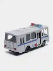 Машина Технопарк "ПАЗ 3205", 14 см, металл, свет-звук, инерция