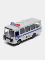 Машина Технопарк "ПАЗ 3205", 14 см, металл, свет-звук, инерция