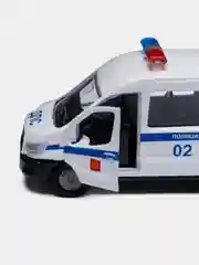 Машина Технопарк FORD TRANSIT ПОЛИЦИЯ, 12 см,металл, инерция