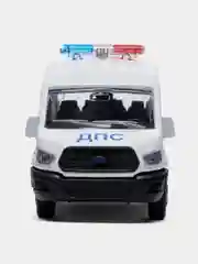 Машина Технопарк FORD TRANSIT ПОЛИЦИЯ, 12 см,металл, инерция