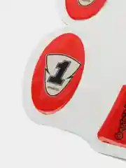 Накладка на бензобак, наклейка бака красная RACING
