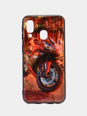 Силиконовый чехол Samsug A40 с рисунком