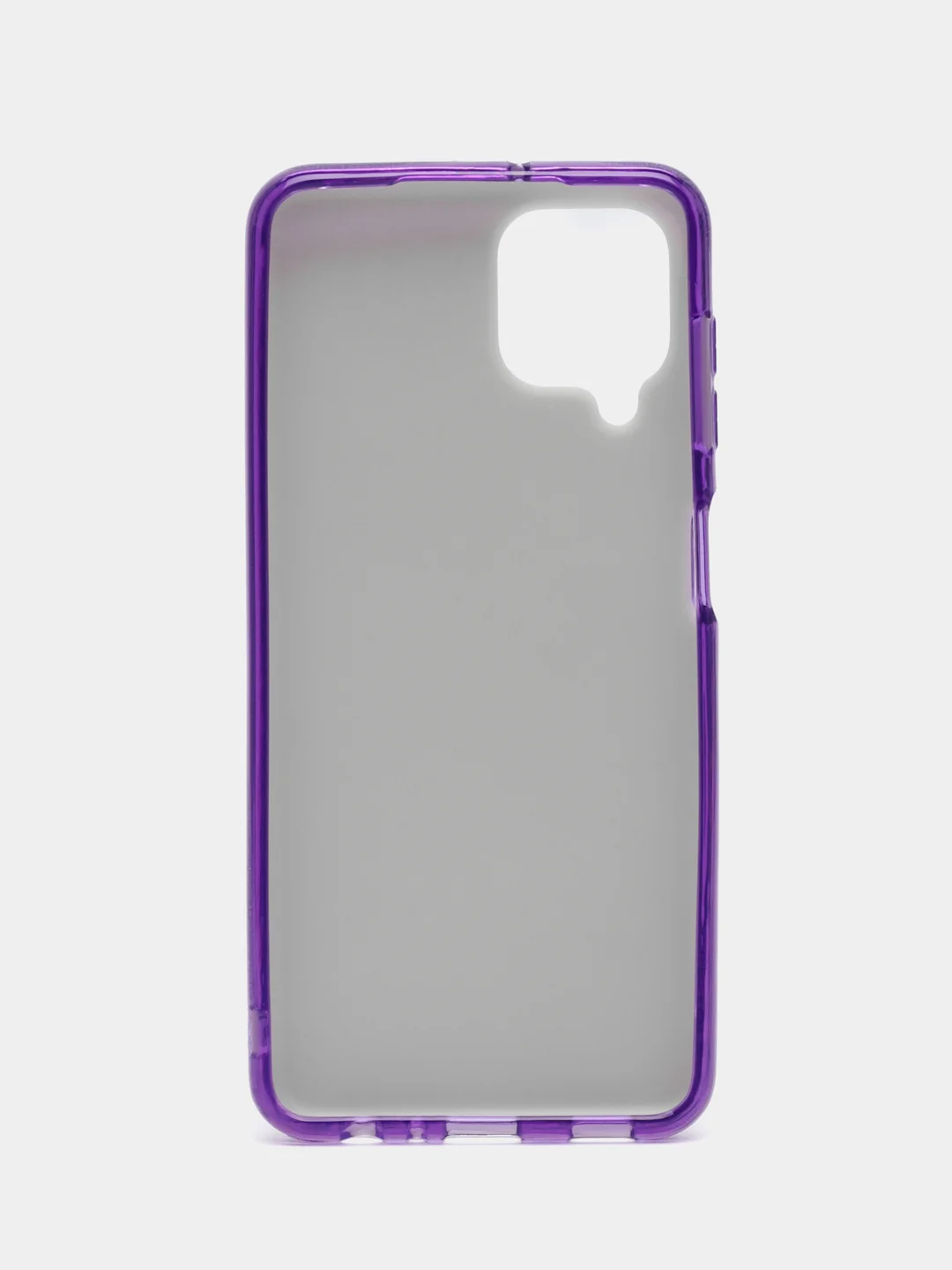 Фиолетовый силиконовый с блестками усиленный чехол Samsung S22/S22plus/S22ultra/A12/A32