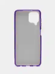 Фиолетовый силиконовый с блестками усиленный чехол Samsung S22/S22plus/S22ultra/A12/A32