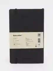 Блокнот BRAUBERG ULTRA А5, в точку, черный, под кожу, 130х210 мм, 96 листов, 113012