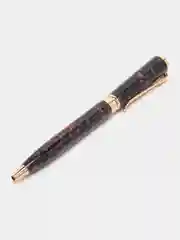 Ручка подарочная шариковая GALANT TINTA MARBLE, корпус коричн., золот. детали, 0,7мм,синяя