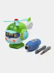 Зеленый поли Робокар машинка сборная, игрушка развивающая