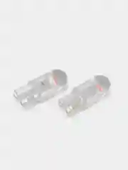 Красный светодиодные LED лампы W5W T10, 2 штуки в комплекте