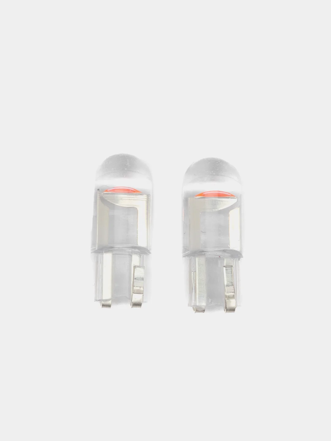 Красный светодиодные LED лампы W5W T10, 2 штуки в комплекте