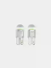 Зеленый светодиодные LED лампы W5W T10, 2 штуки в комплекте