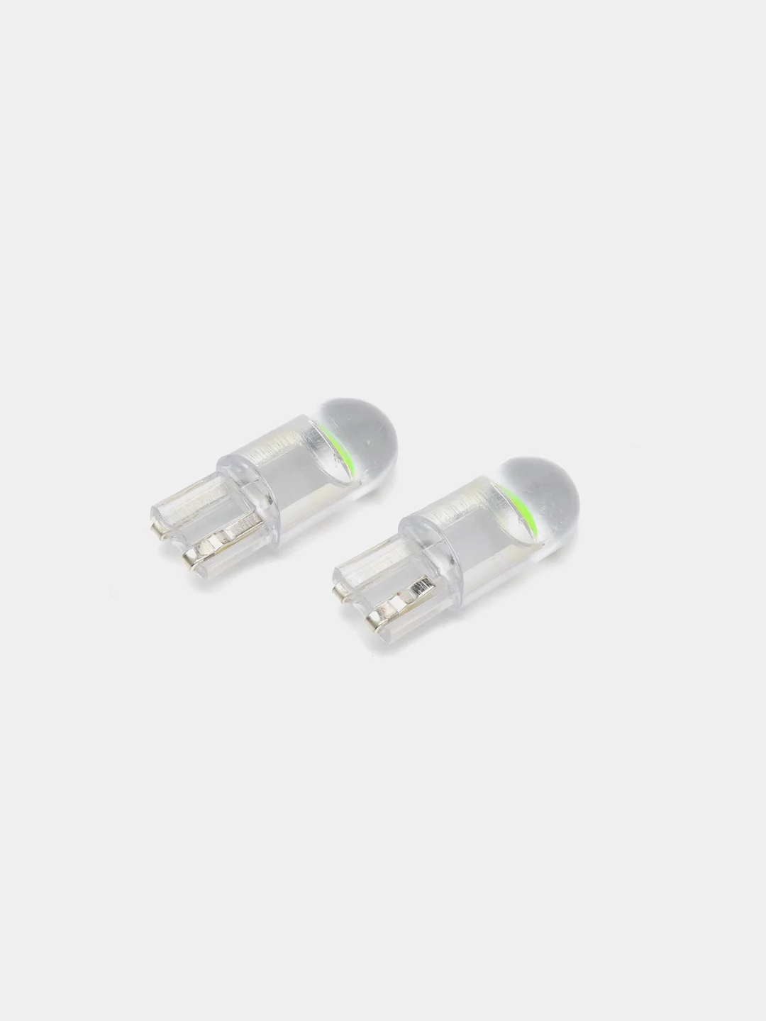 Зеленый светодиодные LED лампы W5W T10, 2 штуки в комплекте