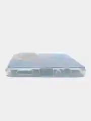 Бирюзовый силиконовый чехол на Vivo V21e 4G / Виво V21e 4G прозрачный, с рисунком, защита камеры