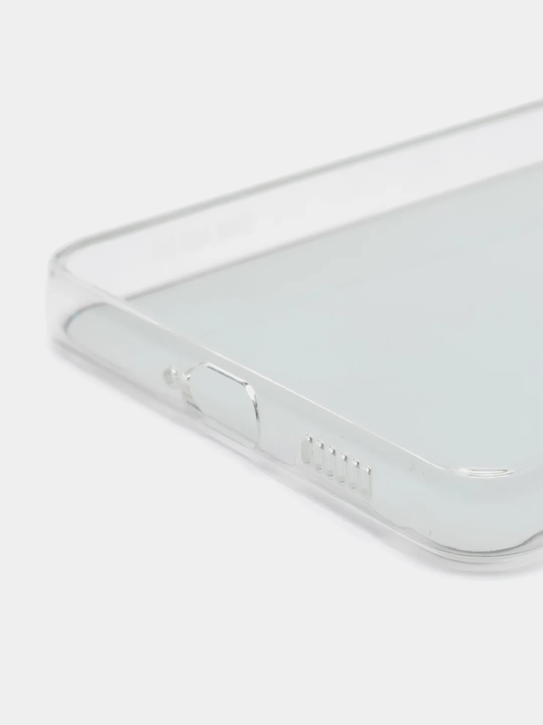 Бирюзовый чехол на Samsung Galaxy A53 5G / Галакси А53 5G прозрачный, с рисунком, защита камеры